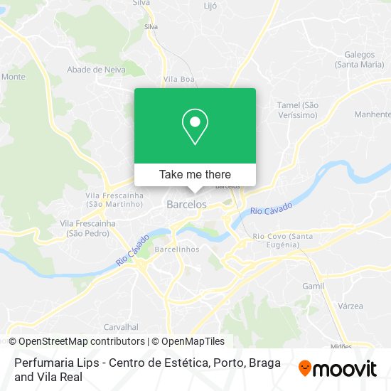 Perfumaria Lips - Centro de Estética map