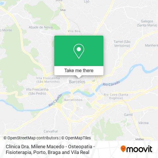 Clínica Dra. Milene Macedo - Osteopatia - Fisioterapia mapa