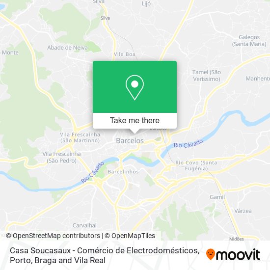 Casa Soucasaux - Comércio de Electrodomésticos map
