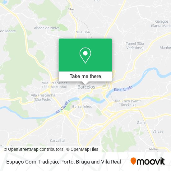 Espaço Com Tradição mapa