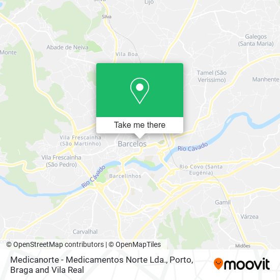 Medicanorte - Medicamentos Norte Lda. mapa