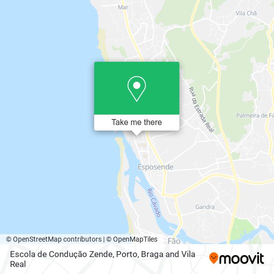 Escola de Condução Zende map