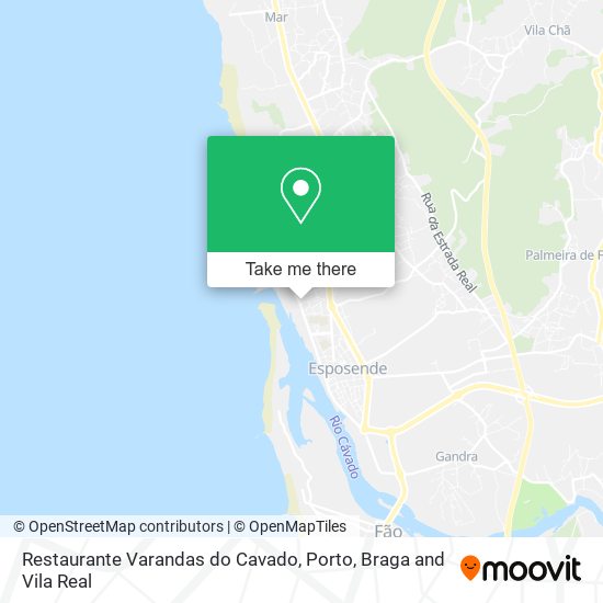 Restaurante Varandas do Cavado map