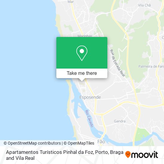 Apartamentos Turísticos Pinhal da Foz map