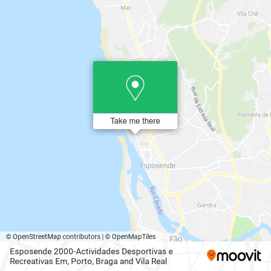 Esposende 2000-Actividades Desportivas e Recreativas Em mapa