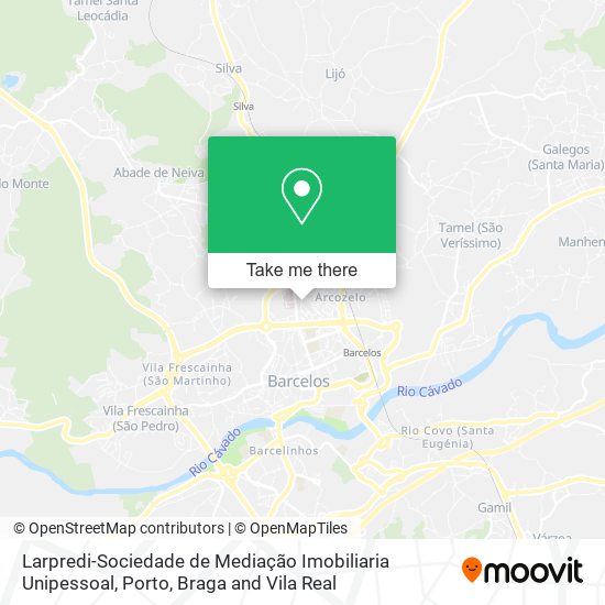 Larpredi-Sociedade de Mediação Imobiliaria Unipessoal mapa