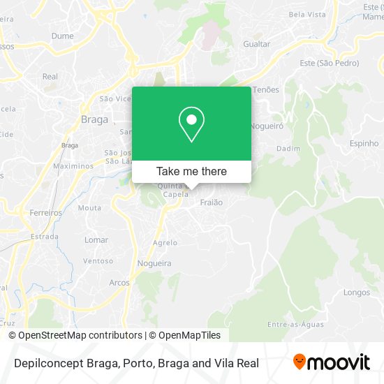 Depilconcept Braga map