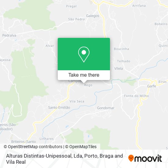 Alturas Distintas-Unipessoal, Lda mapa