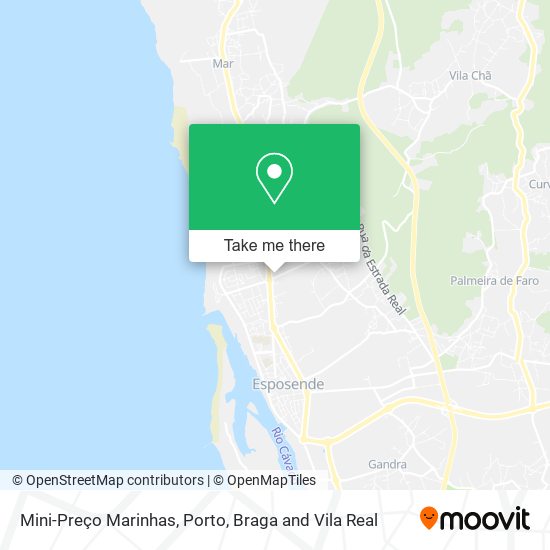 Mini-Preço Marinhas map