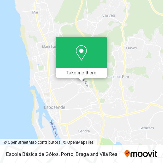 Escola Básica de Góios map