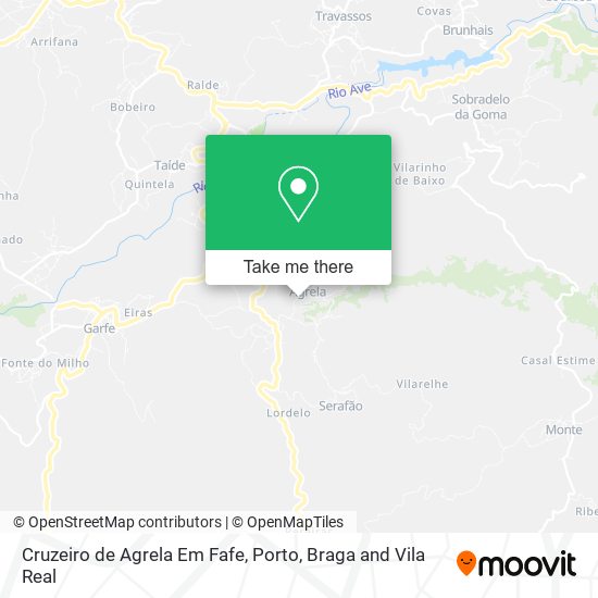 Cruzeiro de Agrela Em Fafe map
