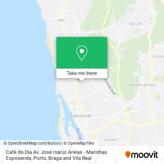 Café do Dia Av. José Inácio Areias - Marinhas Esposende map