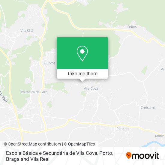 Escola Básica e Secundária de Vila Cova map