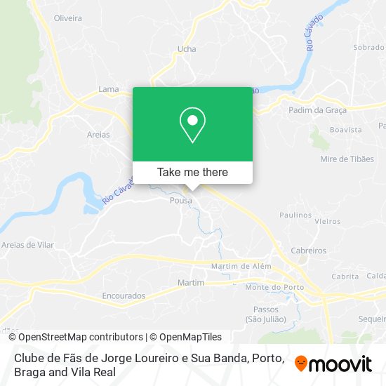 Clube de Fãs de Jorge Loureiro e Sua Banda map