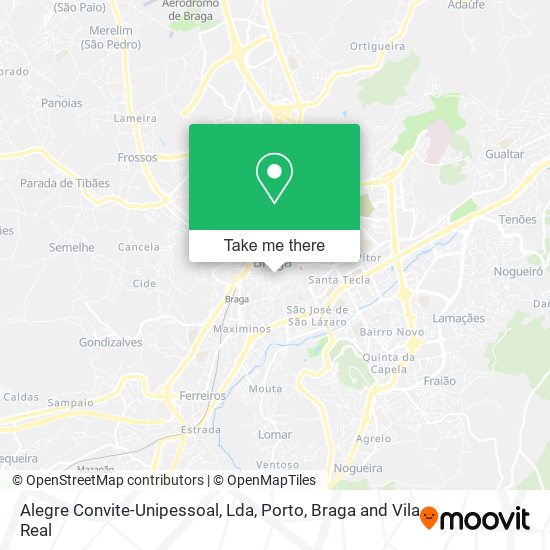 Alegre Convite-Unipessoal, Lda map