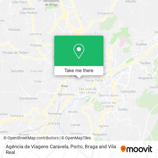 Agência de Viagens Caravela map