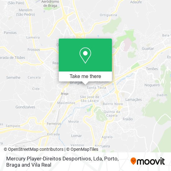 Mercury Player-Direitos Desportivos, Lda mapa