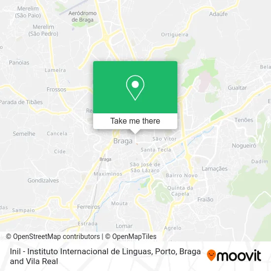 Inil - Instituto Internacional de Linguas map