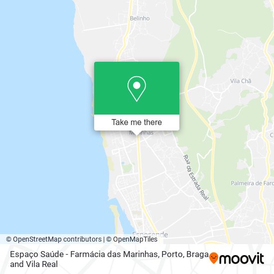 Espaço Saúde - Farmácia das Marinhas mapa