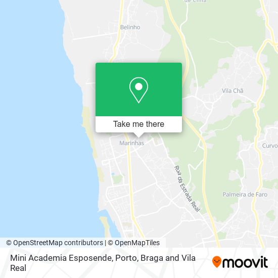 Mini Academia Esposende mapa