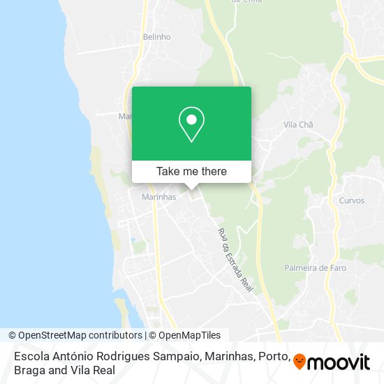 Escola António Rodrigues Sampaio, Marinhas map