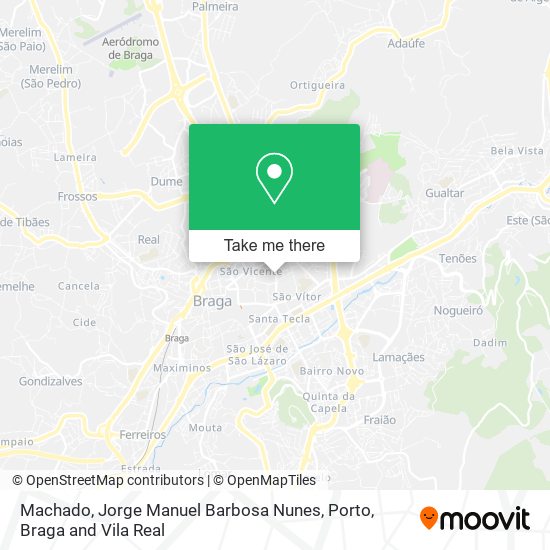Machado, Jorge Manuel Barbosa Nunes mapa