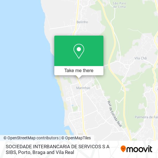 SOCIEDADE INTERBANCARIA DE SERVICOS S A SIBS map