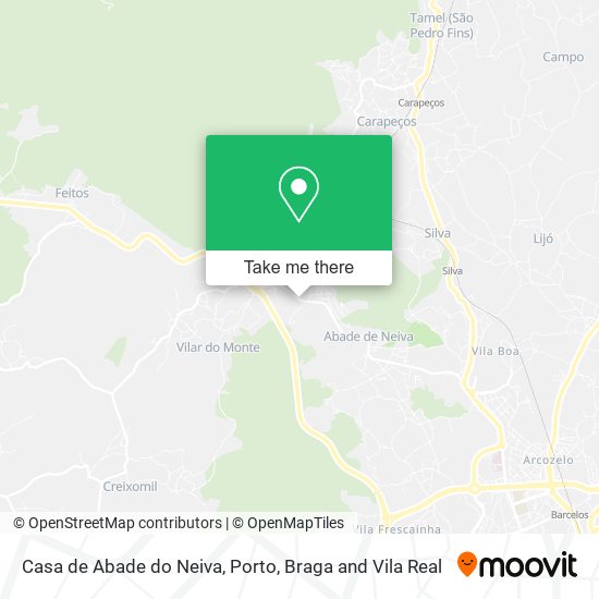 Casa de Abade do Neiva map