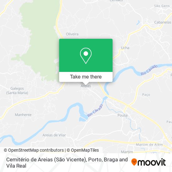 Cemitério de Areias (São Vicente) map
