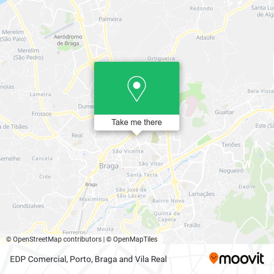 EDP Comercial map