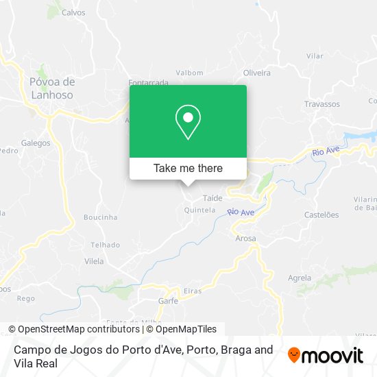 Campo de Jogos do Porto d'Ave map