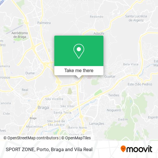 SPORT ZONE mapa