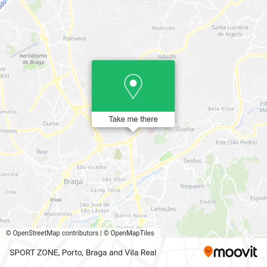 SPORT ZONE map