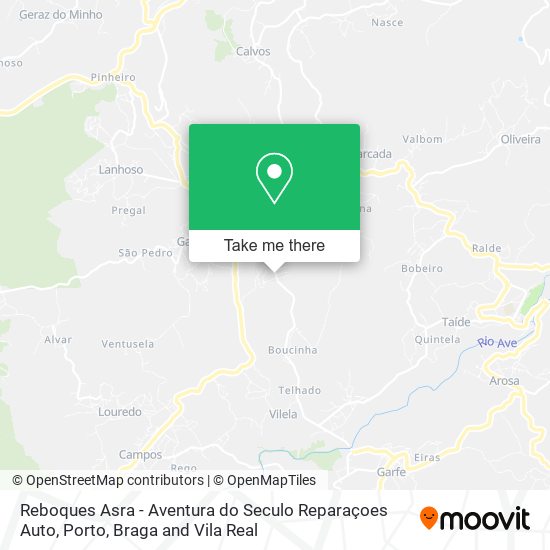 Reboques Asra - Aventura do Seculo Reparaçoes Auto map