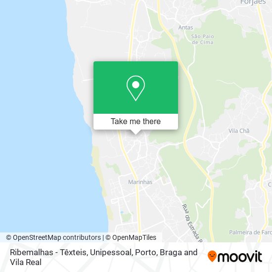 Ribemalhas - Têxteis, Unipessoal mapa