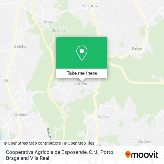 Cooperativa Agrícola de Esposende, C.r.l. mapa
