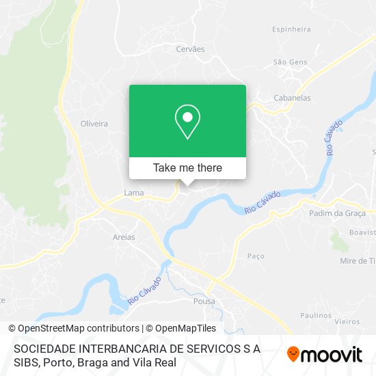 SOCIEDADE INTERBANCARIA DE SERVICOS S A SIBS mapa