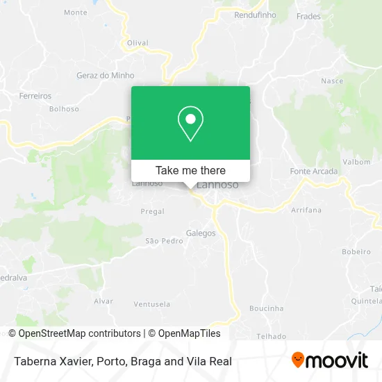 Taberna Xavier map