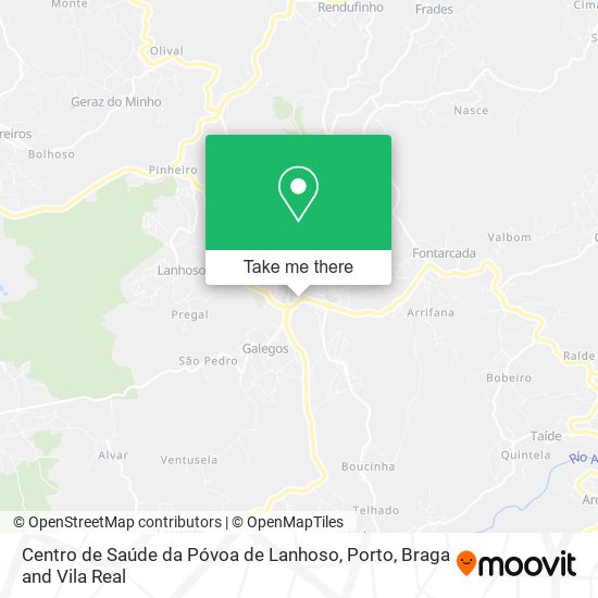 Centro de Saúde da Póvoa de Lanhoso map