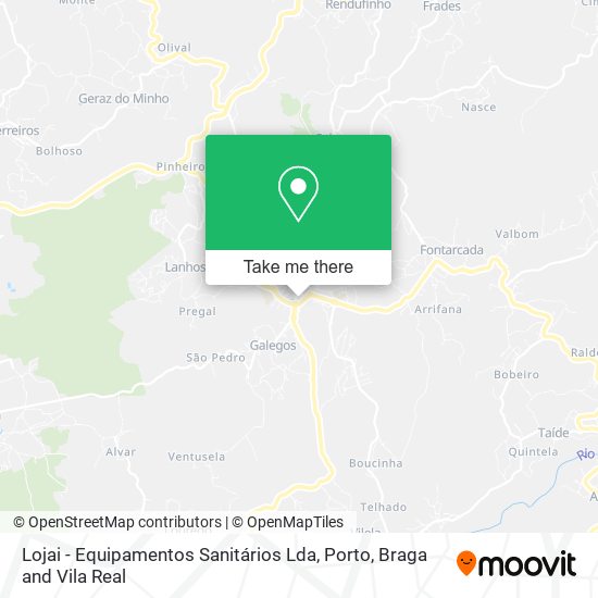 Lojai - Equipamentos Sanitários Lda map