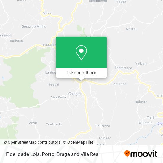 Fidelidade Loja mapa