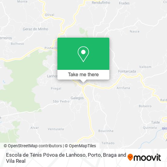 Escola de Ténis Póvoa de Lanhoso map