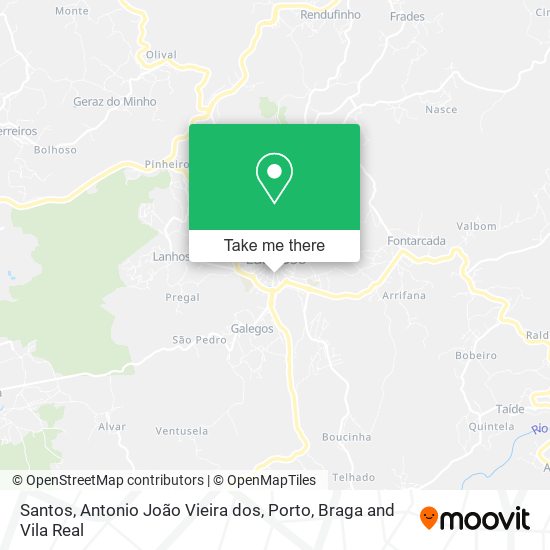 Santos, Antonio João Vieira dos map