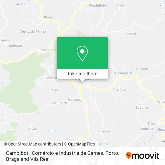 Campiboi - Comércio e Industria de Carnes mapa