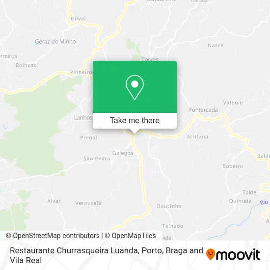 Restaurante Churrasqueira Luanda map