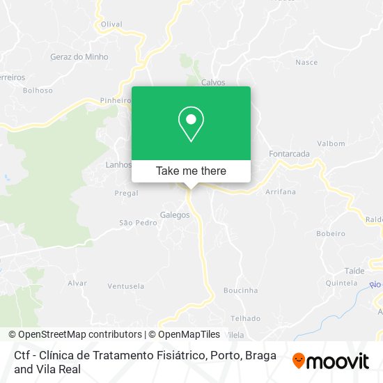 Ctf - Clínica de Tratamento Fisiátrico map