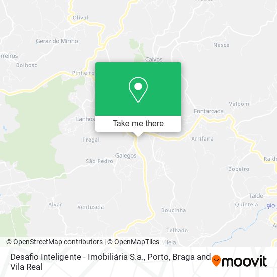 Desafio Inteligente - Imobiliária S.a. mapa