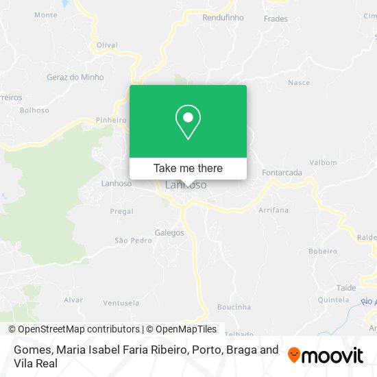 Gomes, Maria Isabel Faria Ribeiro map