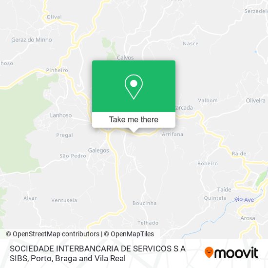 SOCIEDADE INTERBANCARIA DE SERVICOS S A SIBS mapa