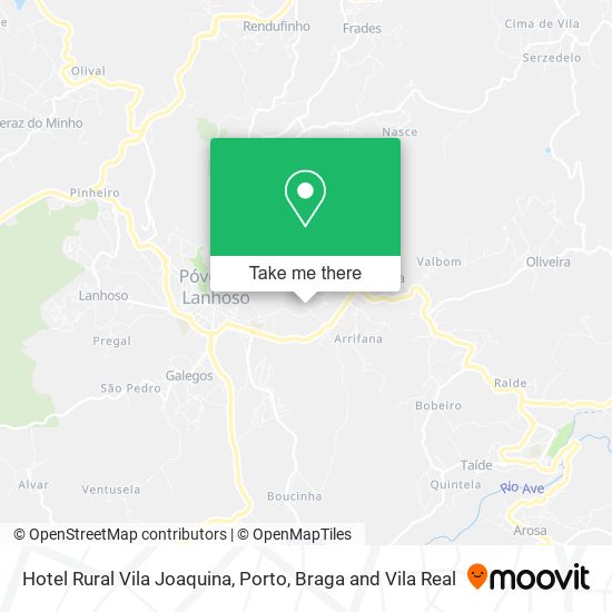 Hotel Rural Vila Joaquina mapa